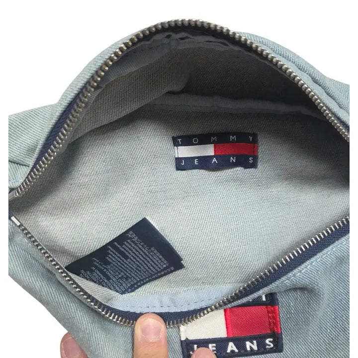 [BUNJANG] Tommy Jeans Denim Hip Pack Crossbody Bag / (바배) 타미 진스 데님 힙색 크로스백