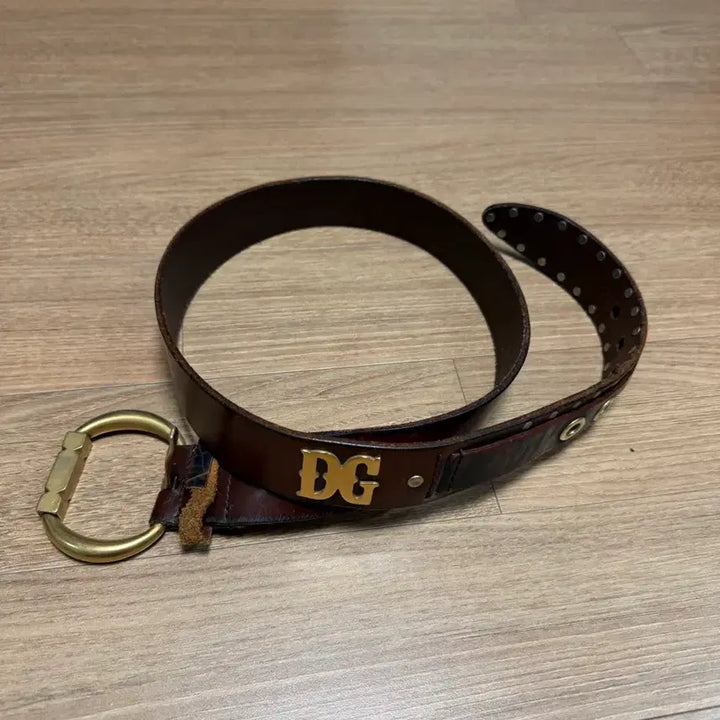 [BUNJANG] Dolce &amp; Gabbana DG Logo Leather Belt / [90] 돌체앤가바나 DG 로고 벨트