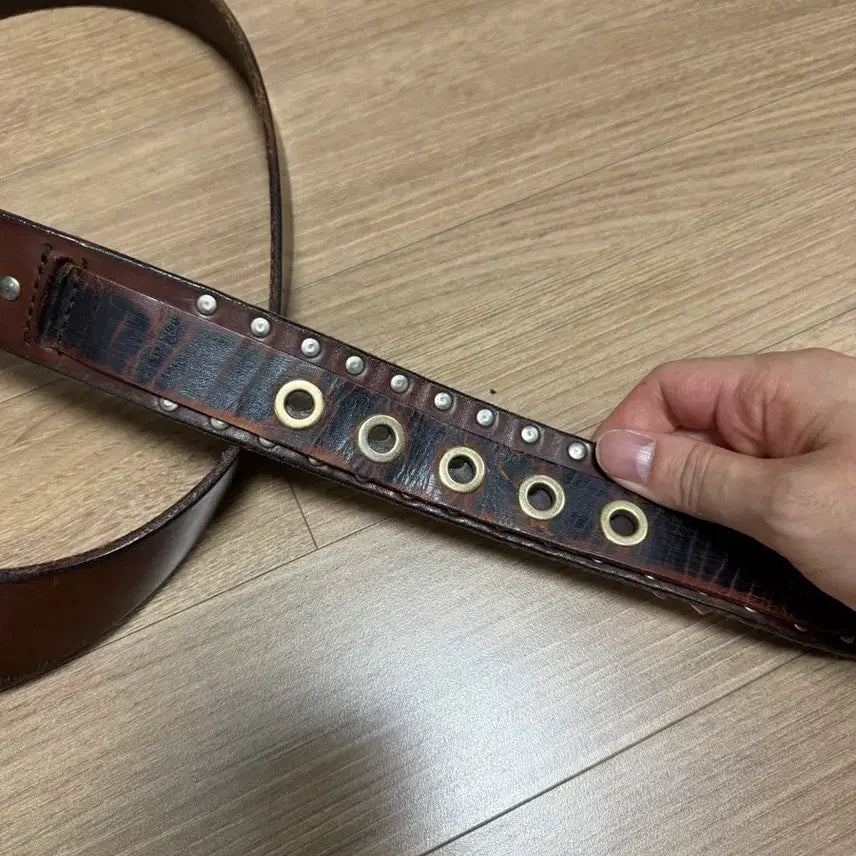 [BUNJANG] Dolce &amp; Gabbana DG Logo Leather Belt / [90] 돌체앤가바나 DG 로고 벨트