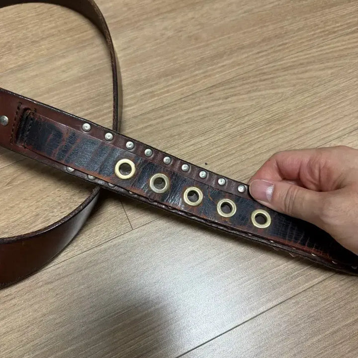 [BUNJANG] Dolce &amp; Gabbana DG Logo Leather Belt / [90] 돌체앤가바나 DG 로고 벨트