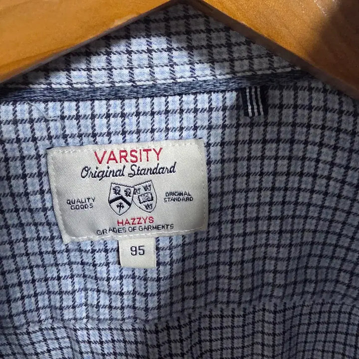 [BUNJANG] HAZZYS Classic Check Oxford Long-Sleeve Shirt / [95] 헤지스(HAZZYS) 클래식 체크 옥스퍼드 셔츠