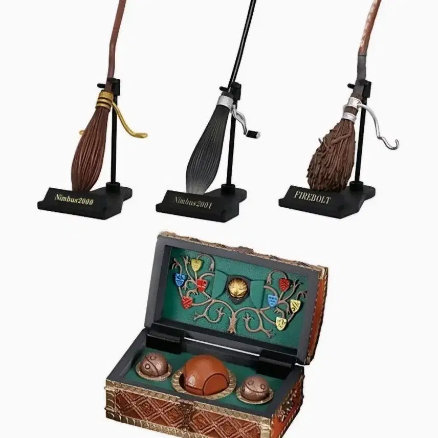 [BUNJANG] Harry Potter Broomstick Collection Gacha Set / 해리포터 빗자루 컬렉션 가챠 4종 세트(새상품)