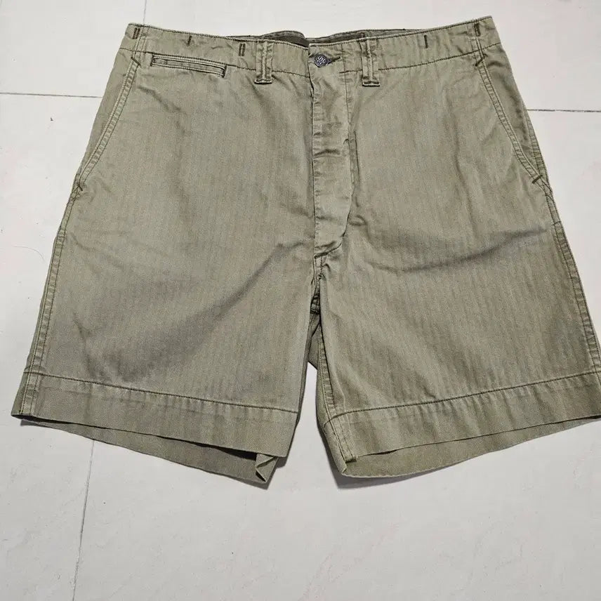 [BUNJANG] RRL Herringbone Twill Field Shorts / RRL 더블알엘 반바지 헤링본 트윌 필드 쇼츠  34사이즈