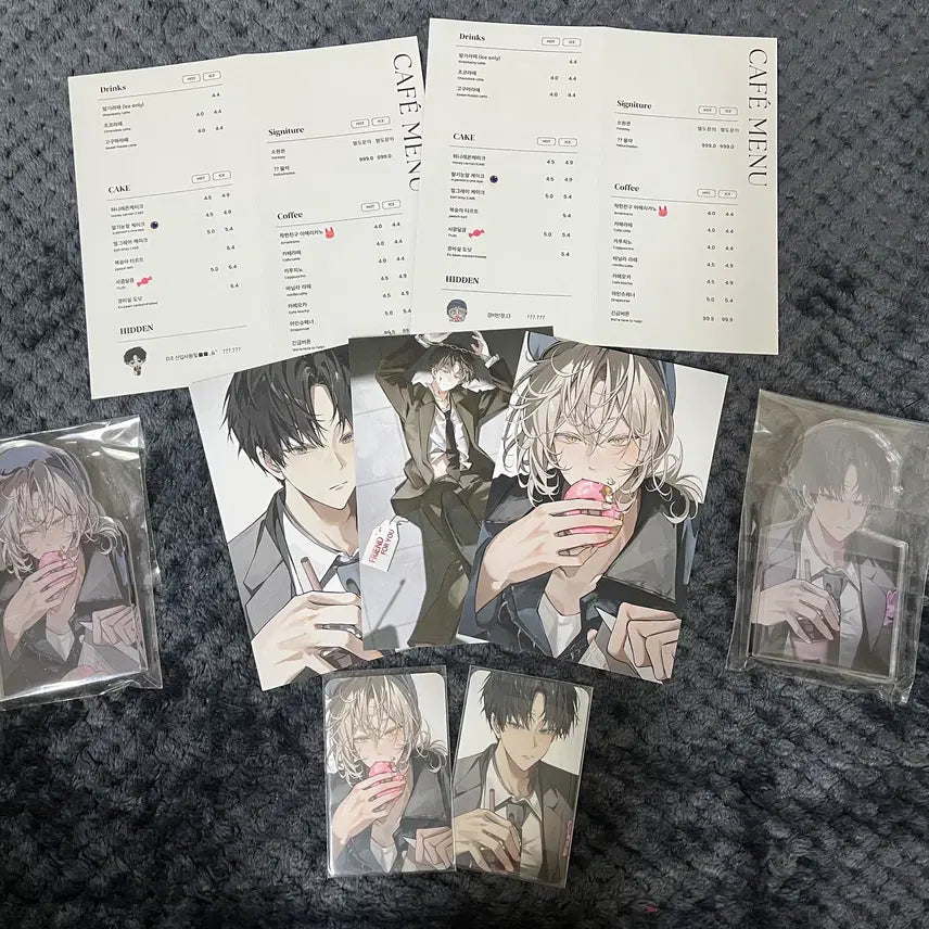 [BUNJANG] Gyedam Office (Gyedamchulgeun) Unofficial Manyang Acrylic Set (Solreum, Jesam) Cafe Corotto / 괴담출근, 괴출 비공식 마냐님 (솔음, 제삼) 카페 코롯토