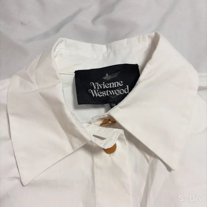[BUNJANG] Vivienne Westwood Belted Crop Shirt White / 비비안웨스트우드 벨티드 크롭 셔츠 화이트