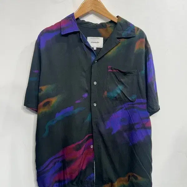 [BUNJANG] VIVASTUDIO Aurora Shirt JS Short Sleeve Black Medium / 미디움 비바스튜디오 오로라 셔츠 JS 반팔 블랙