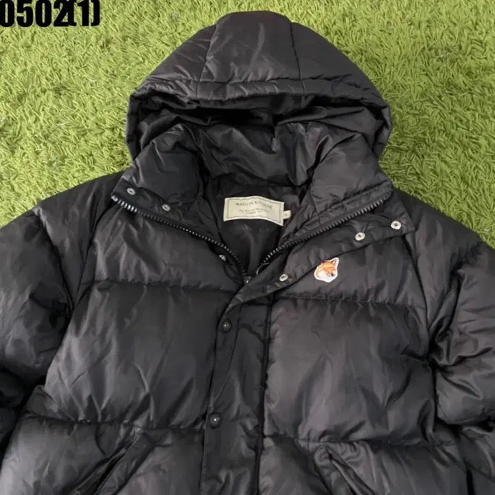 [BUNJANG] Maison Kitsuné Black Hooded Padded Jumper XS / 메종키츠네 블랙 후드 패딩 점퍼 XS