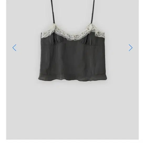 [BUNJANG] TANAT T/T Ornate Lace Bustier (Charcoal) / 타낫 T/T Ornate lace bustier (charcoal)