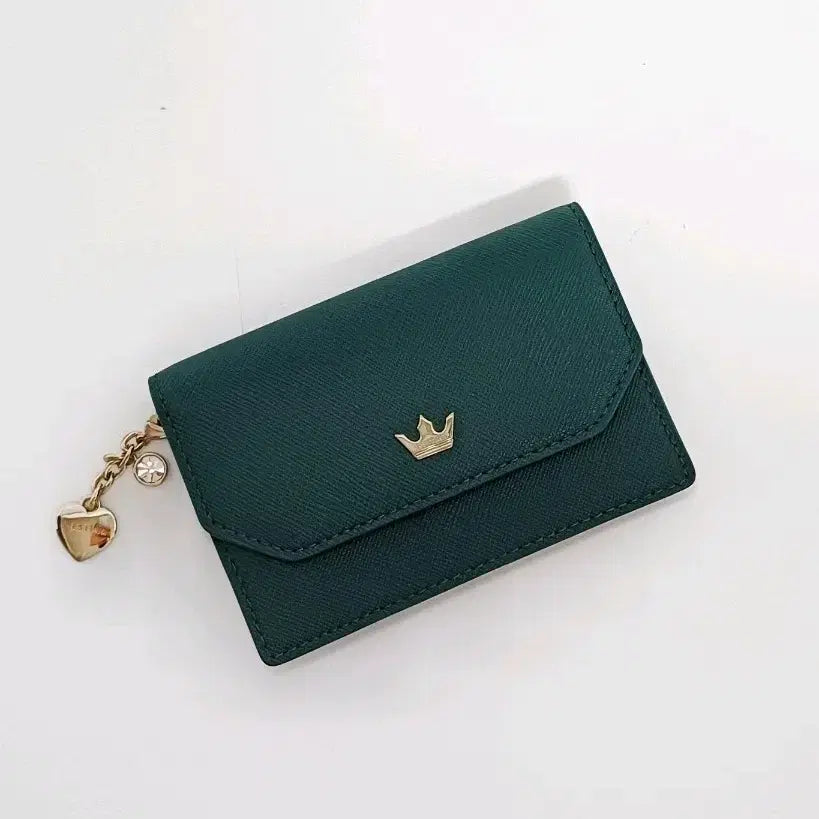 [BUNJANG] J.ESTINA Cara Card Wallet Deep Green / 제이에스티나 카드지갑 딥그린