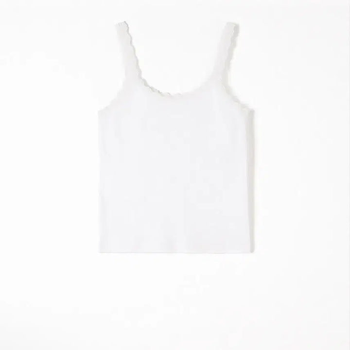[BUNJANG] Le-vain Lace Sleeveless Top White / 르베인 레이스 슬리브리스 화이트 새상품