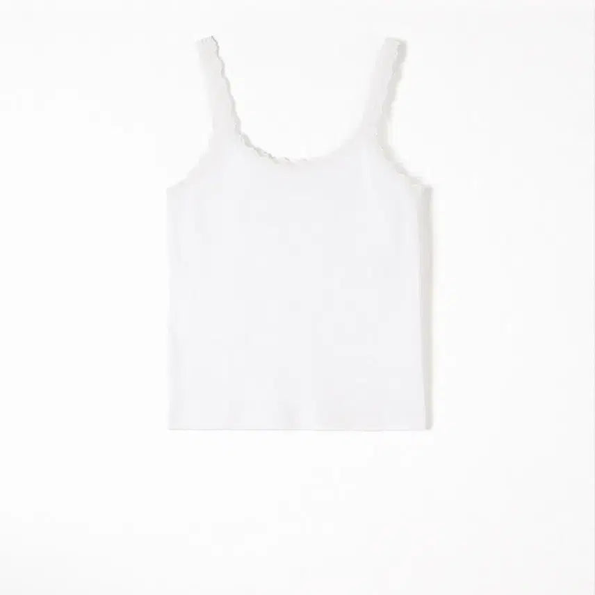 [BUNJANG] Le-vain Lace Sleeveless Top White / 르베인 레이스 슬리브리스 화이트 새상품