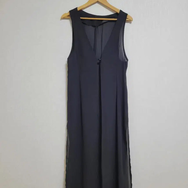 [BUNJANG] Black Long See-Through Dress / 35.288블랙 롱 시스루 원피스