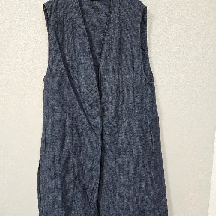 [BUNJANG] MOSCONA Linen Long Vest (Size 66-77) / MOSCONA 린넨 롱베스트 66~77