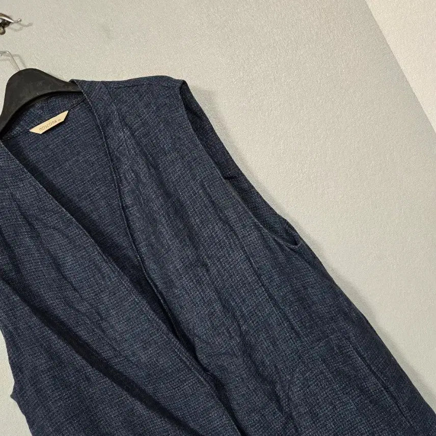 [BUNJANG] MOSCONA Linen Long Vest (Size 66-77) / MOSCONA 린넨 롱베스트 66~77