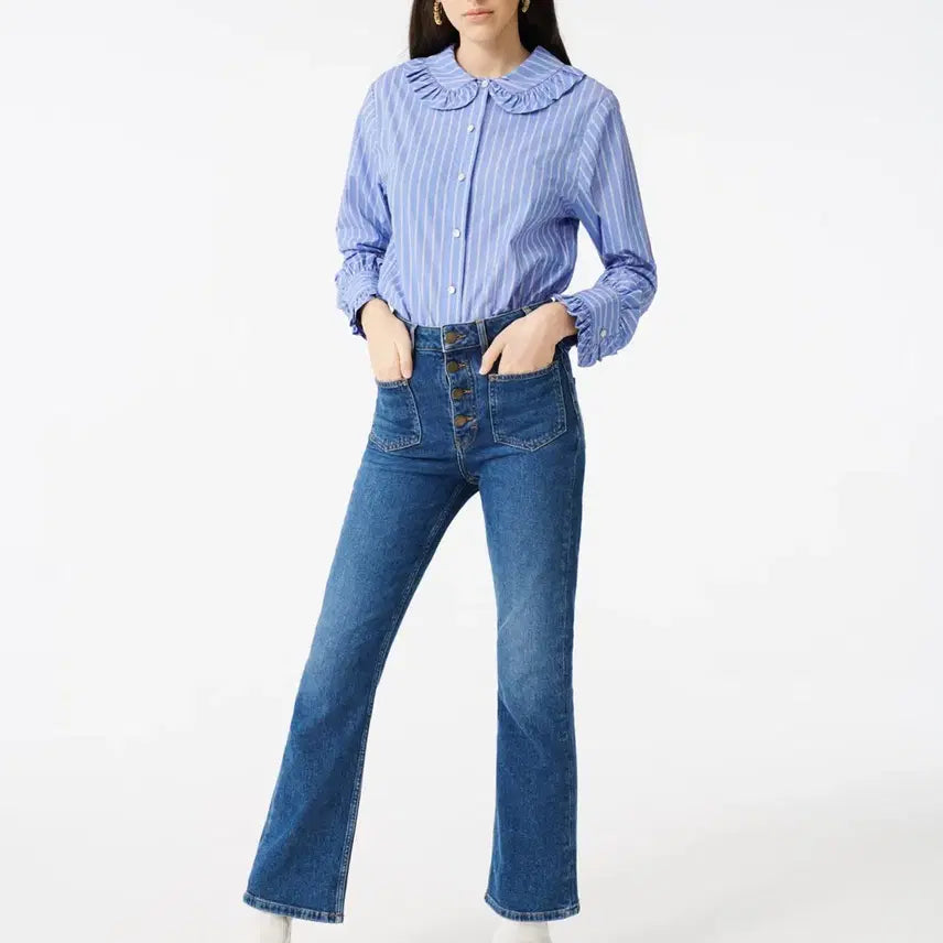 [BUNJANG] MAJE New Straight Denim Pants Size 36 / MAJE 마쥬 신상 스트레이트 데님 팬츠 36