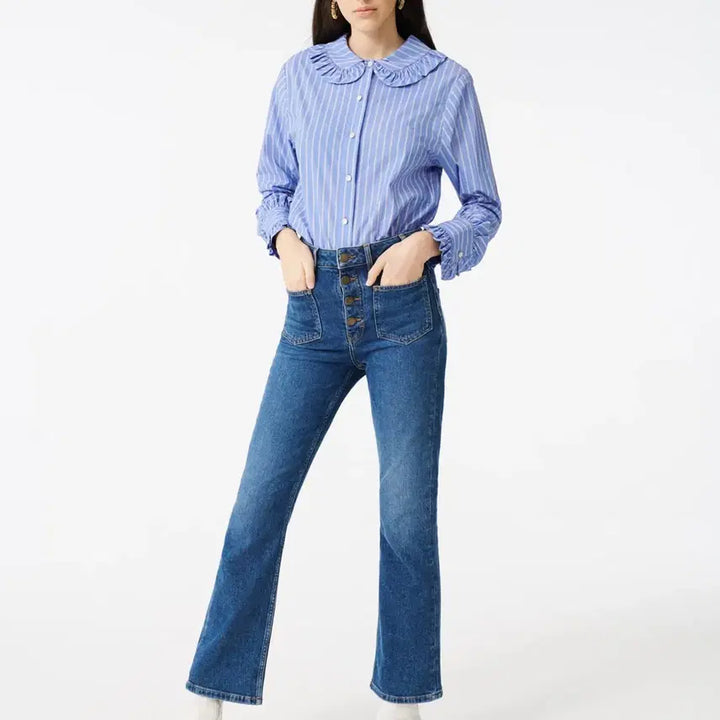 [BUNJANG] MAJE New Straight Denim Pants Size 36 / MAJE 마쥬 신상 스트레이트 데님 팬츠 36