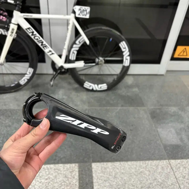 [BUNJANG] Zipp Sprint 130mm Older Model White Decal Stem / 짚 스프린트 구형 130mm 흰데칼 판매 교신