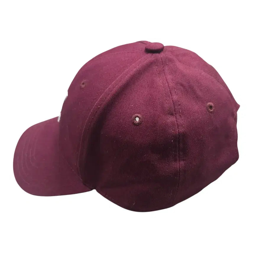 [BUNJANG] Adidas Burgundy Ball Cap Hat / (바배) 아디다스 버건디 볼캡 모자