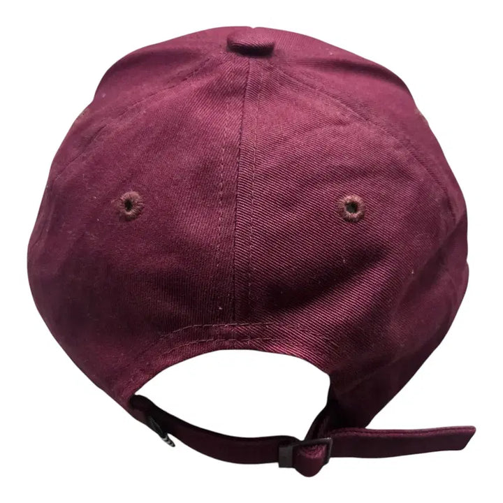 [BUNJANG] Adidas Burgundy Ball Cap Hat / (바배) 아디다스 버건디 볼캡 모자