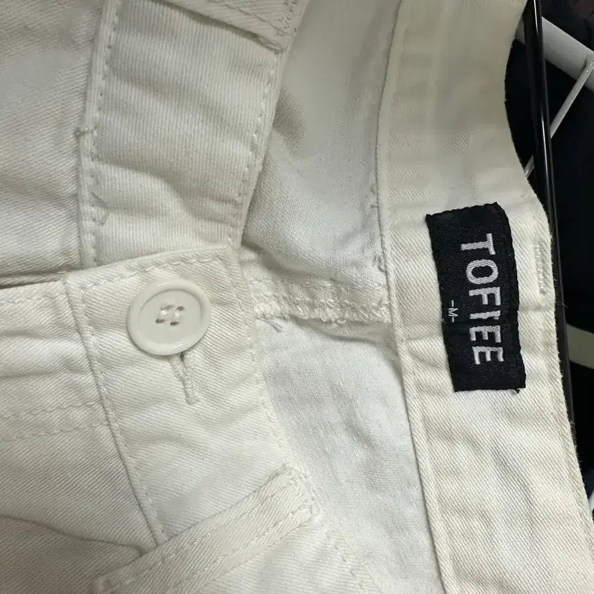 [BUNJANG] TOFFEE White Cotton Pants / TOFFEE 화이트 면바지