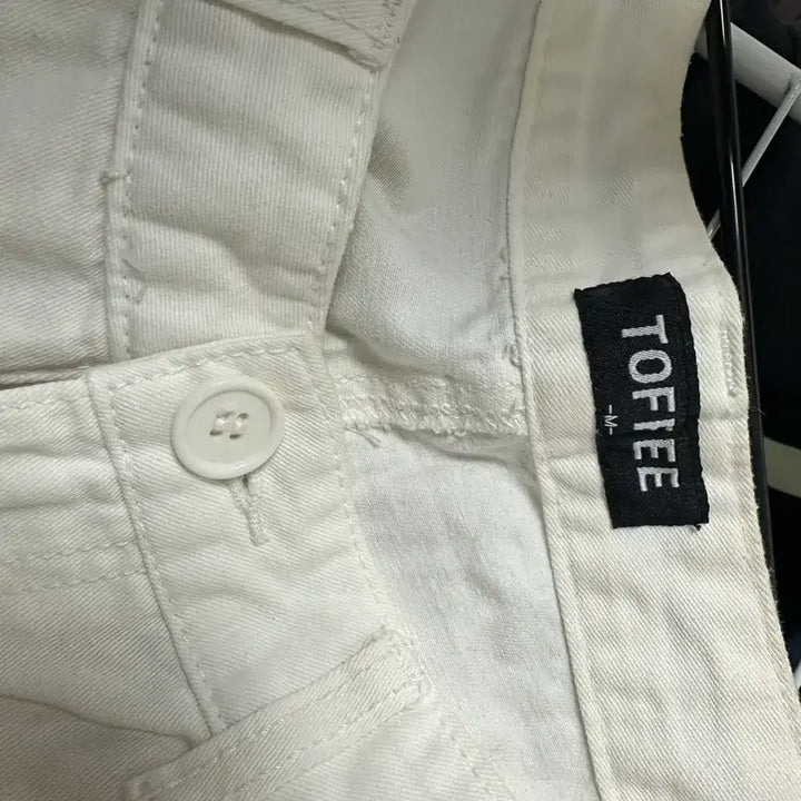 [BUNJANG] TOFFEE White Cotton Pants / TOFFEE 화이트 면바지