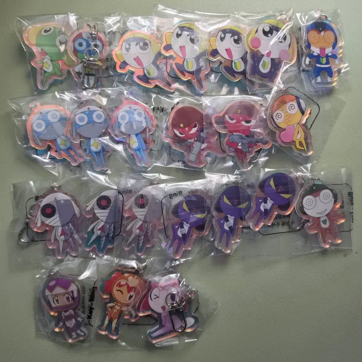 [BUNJANG] Keroro Random Keyring Bundle Set (23 pcs) / 케로로 랜덤 키링 23개 일괄 판매