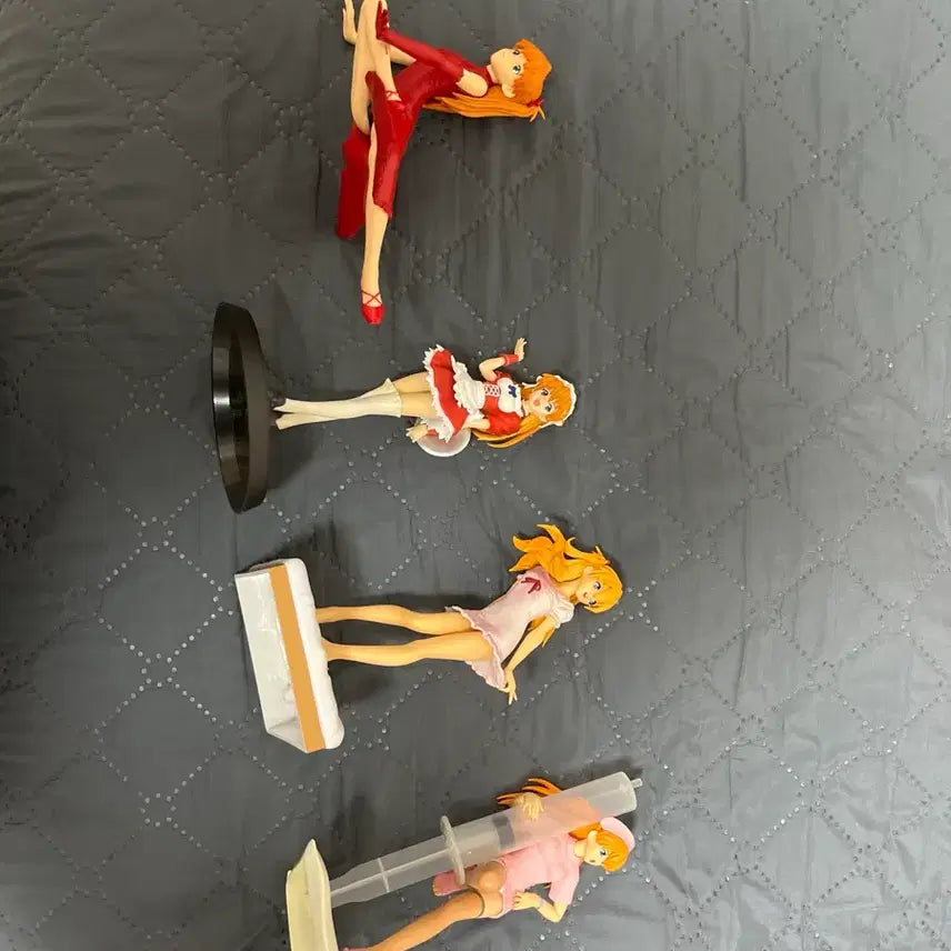 [BUNJANG] Evangelion Asuka 4-Figure Set / 에반게리온 아스카 피규어 4종 세트