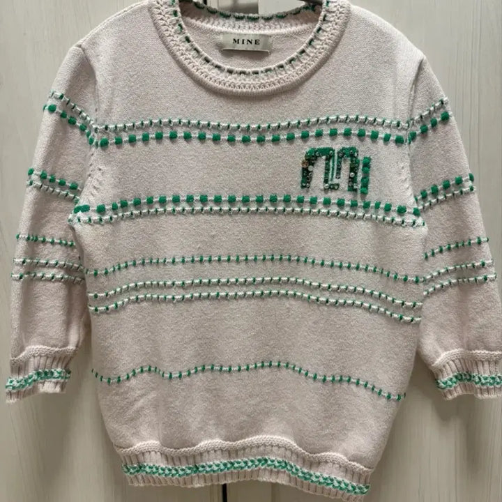 [BUNJANG] Mine Half-Sleeve Knit Top / 한섬 마인 반팔니트