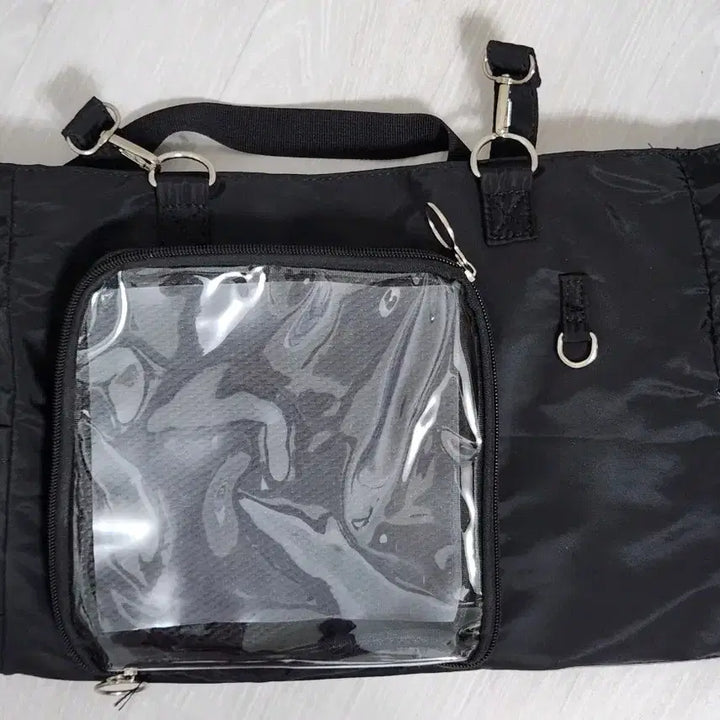 [BUNJANG] Ita Bag Black Concert Bag / 이타백 투명 스트랩 쇼퍼백 보부상 덕질가방 굿즈 콘서트가방