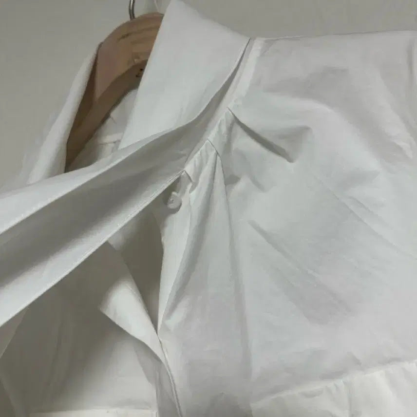 [BUNJANG] 3.1 Phillip Lim Scarf Neck Cotton Short Sleeve Blouse / 3.1필립림 스카프넥 코튼 반팔 블라우스