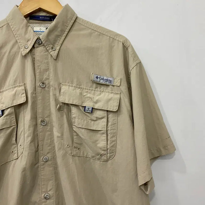 [BUNJANG] Columbia Omni-Shade Logo Short-Sleeve Shirt (M) / 705. 컬럼비아 옴니쉐이드 로고 반팔셔츠(M)