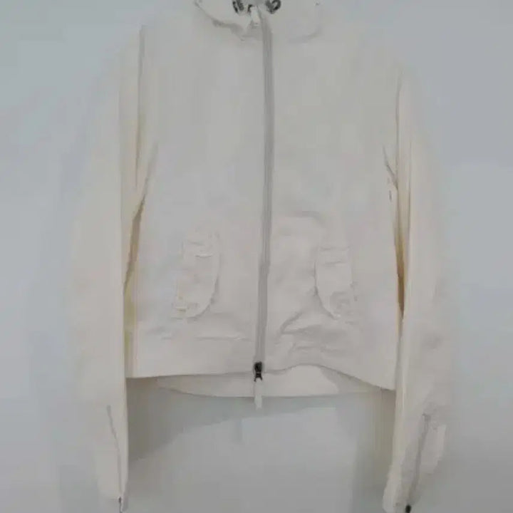 [BUNJANG] Sage Blue Round Jumper Hooded Windbreaker / 세이지블루 round jumper 후드 바람막이 윈드브레이커