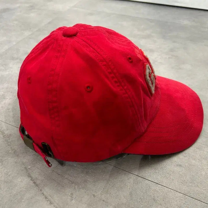 [BUNJANG] GAP Logo Baseball Cap Hat Red / OS GAP 갭 로고 야구 모자 볼캡 모자 레드