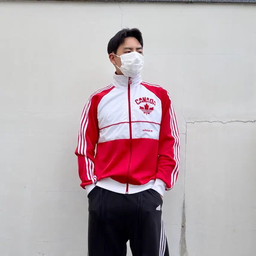 [BUNJANG] Adidas Canada Old School Track Top Jersey / 105)아디다스 캐나다 올드스쿨 트랙탑 져지
