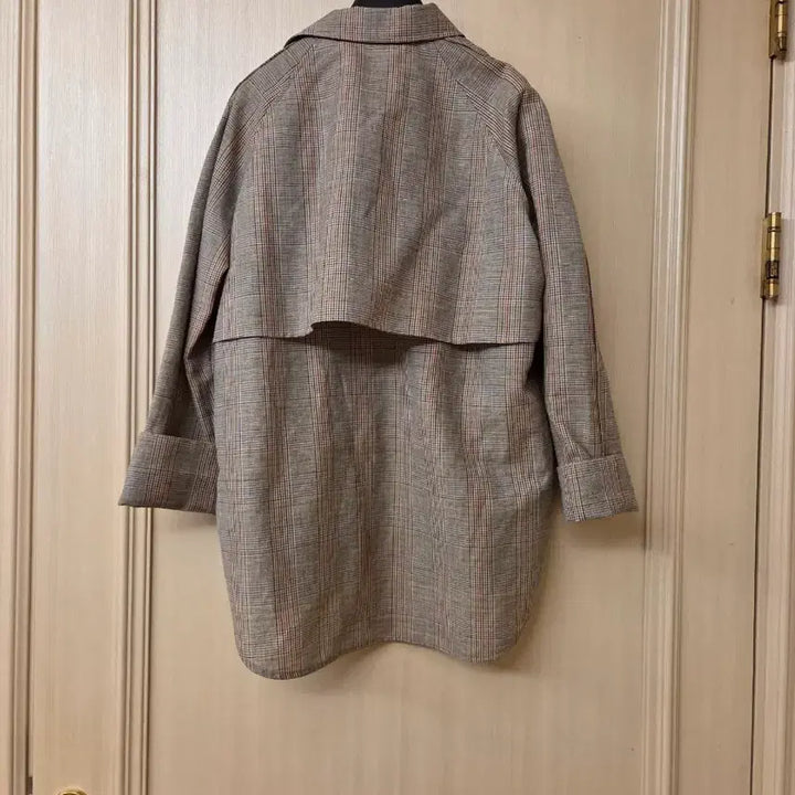 [BUNJANG] Thehandsome TheCashmere Check Pattern Loose Fit Jacket / 한섬 더캐시미어 체크패텬 루즈핏 자켓 55사이즈