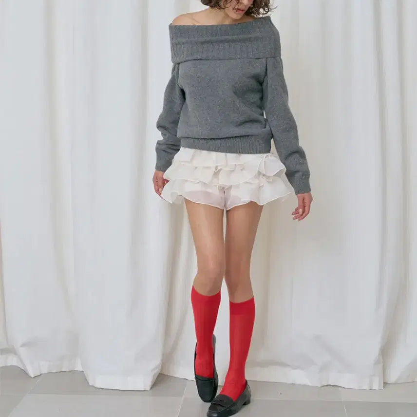 [BUNJANG] Without Summer Purity Mini Skirt / 위드아웃썸머 퓨리티 미니 스커트