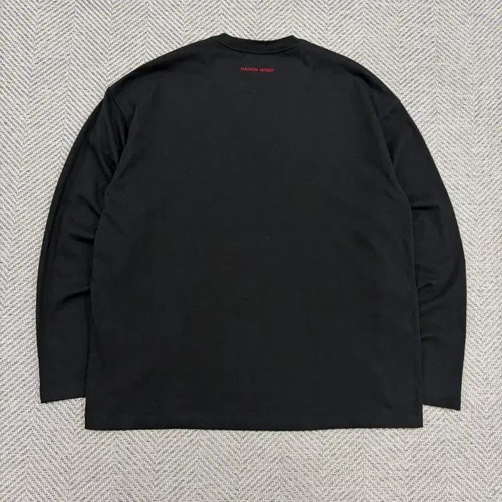 [BUNJANG] Maison Mined Lion King Embroidery Graphic Long Sleeve v3382 / 메종미네드 라이온킹 자수 그래픽 롱슬리브 v3382