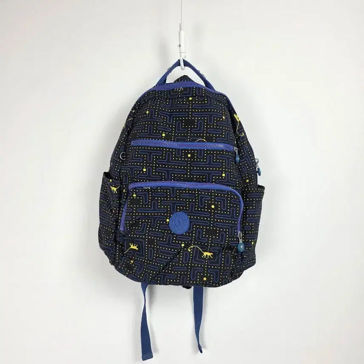 [BUNJANG] Kipling Shadow Backpack Packman Navy Blue Bag / 키플링 쉐도우 백팩 팩맨 네이비 블루 가방 0310