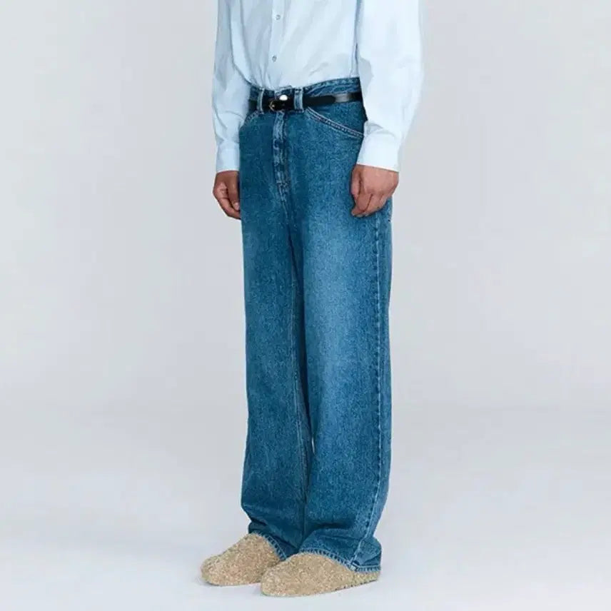 [BUNJANG] HEUTE Semi-Wide Denim Pants / [L] 호이테(HEUTE) 일자 세미와이드 데님 2회 착용