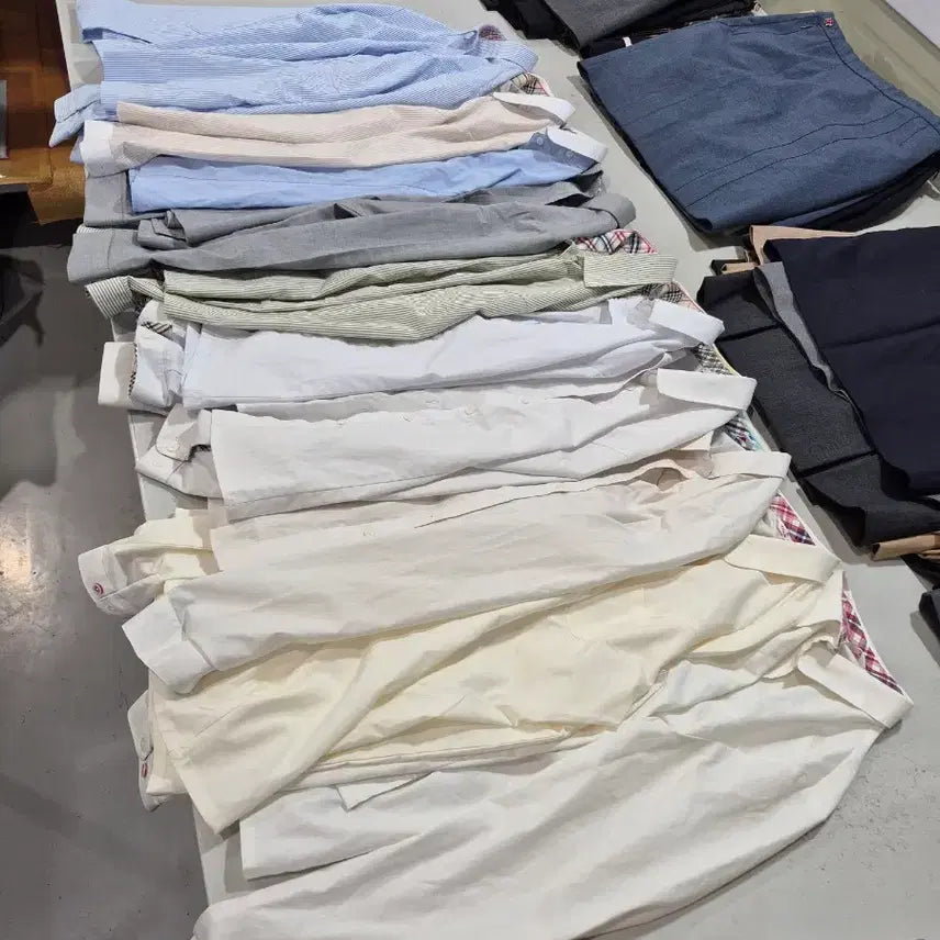 [SOLD OUT] 중고여성 교복긴팔셔츠 사이즈 95. 10장