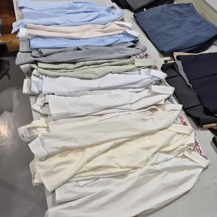 [SOLD OUT] 중고여성 교복긴팔셔츠 사이즈 95. 10장