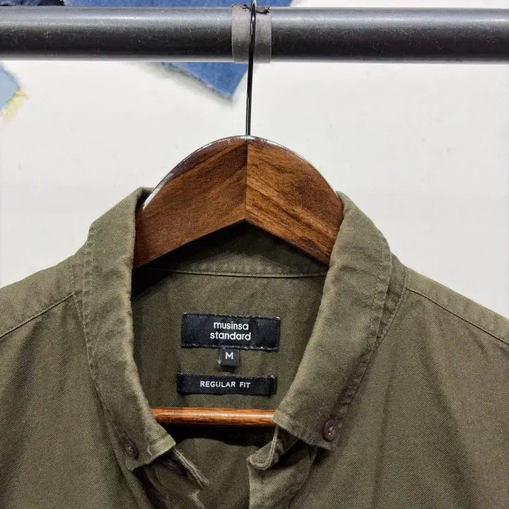 [BUNJANG] Musinsa Standard Basic Regular Fit Pocket Shirt / (95) 무신사스탠다드 무탠다드 베이직 레귤러핏 포켓 셔츠 남방