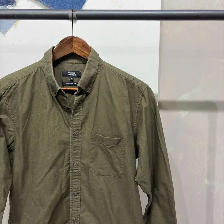 [BUNJANG] Musinsa Standard Basic Regular Fit Pocket Shirt / (95) 무신사스탠다드 무탠다드 베이직 레귤러핏 포켓 셔츠 남방