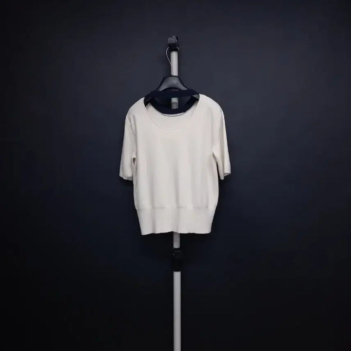 [BUNJANG] SJSJ Rayon Knit Short Blouse / SJSJ 춘하추 레이온 니트 숏 블라우스 44-66