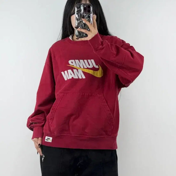 [BUNJANG] Nike Jordan Jumpman True Neck Sweatshirt XL / 조던 나이키 점프맨 트루넥 맨투맨 E43