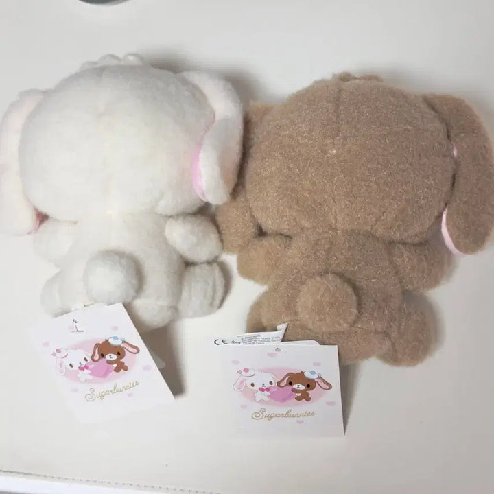 [BUNJANG] Sugarbunnies Plush Set, Heisei Room Decor Nui Shirousa Kurousa / 슈가바니즈 인형 세트 헤이세이 방꾸 누이 시로우사 쿠로우사