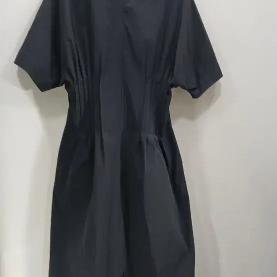 [BUNJANG] EMILE V-Neck Long Dress Charcoal / EMILE 에밀 브이넥  롱 원피스 차콜(미사용)