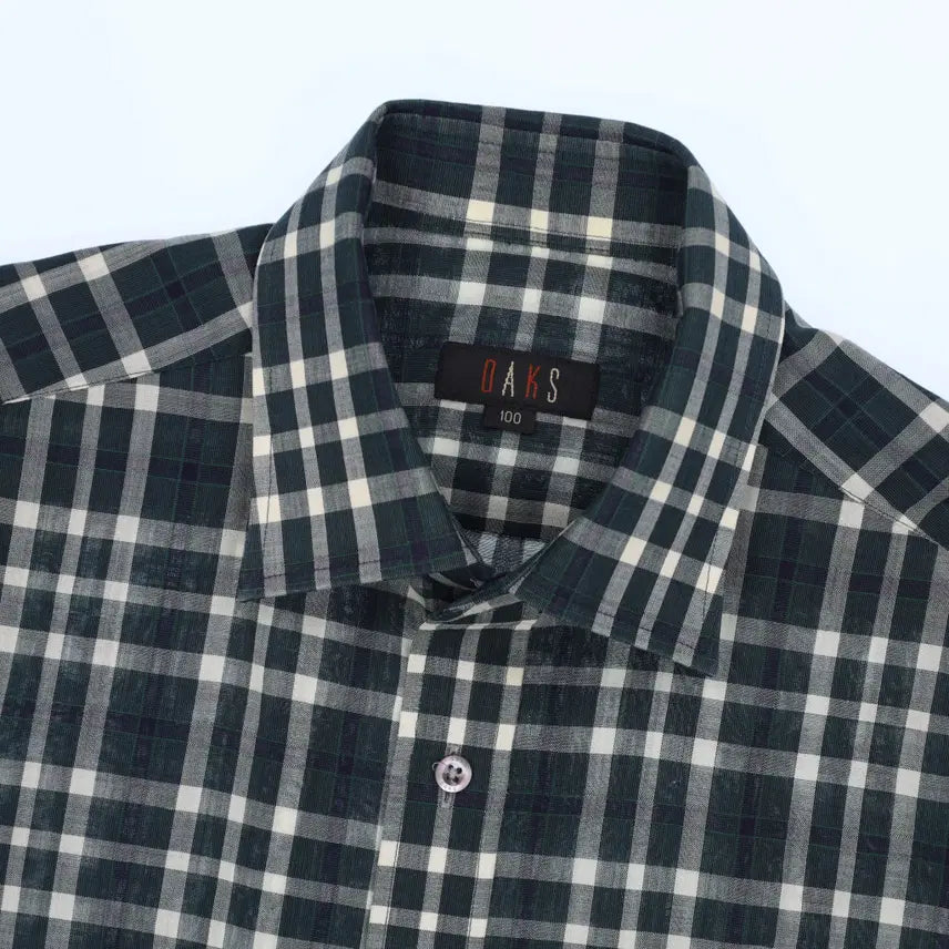 [BUNJANG] Daks Linen Short Sleeve Shirt / 100 닥스 린넨 반팔셔츠 0316H1