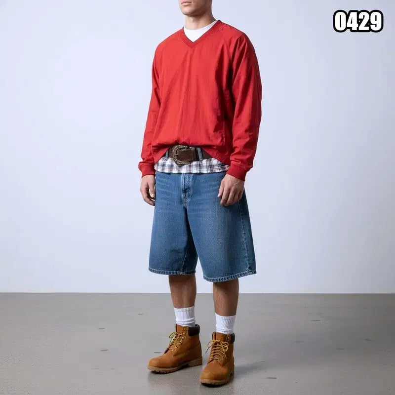 [BUNJANG] Adidas 00s Old School Orange Warm-up Jacket / M 아디다스 00s 올드스쿨 오렌지 웜업