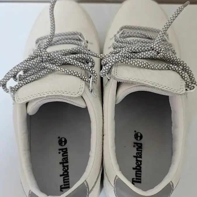 [BUNJANG] Timberland White Leather Sneakers Shoes Size 270 / 팀버랜드 화이트 가죽 스니커즈 운동화